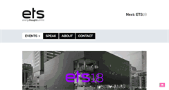 Desktop Screenshot of energythoughtsummit.com