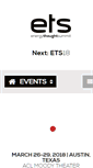 Mobile Screenshot of energythoughtsummit.com